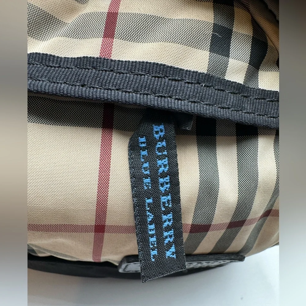 Burberry Blue Label -Authentic-Bumb / Waist Bag / Belt Bag Large - Picture 8 of 16